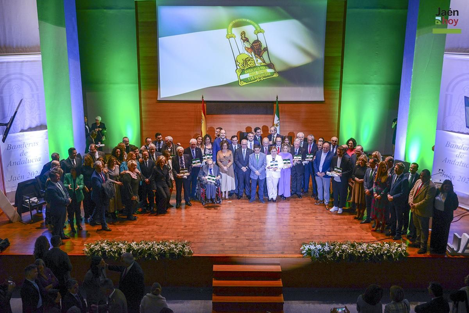 Así se ha vivido la entrega de las Banderas de Andalucía de la provincia de Jaén