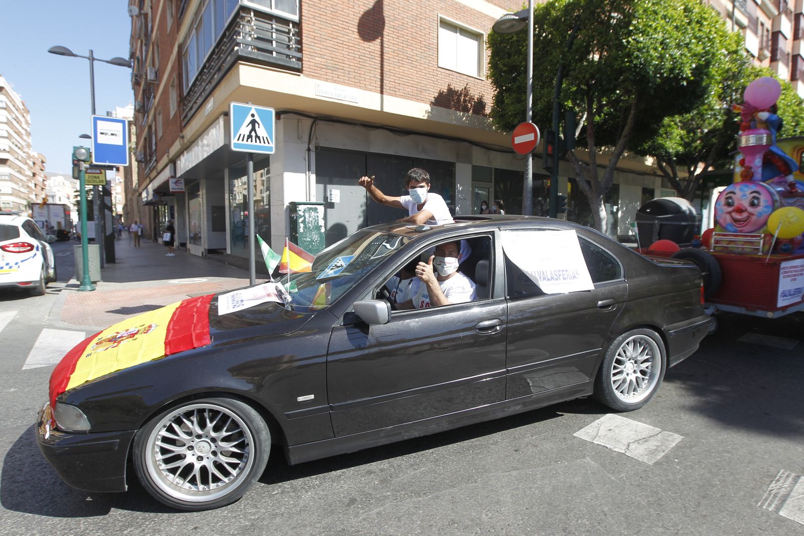 Fotogalería manifestación feriantes. Almería