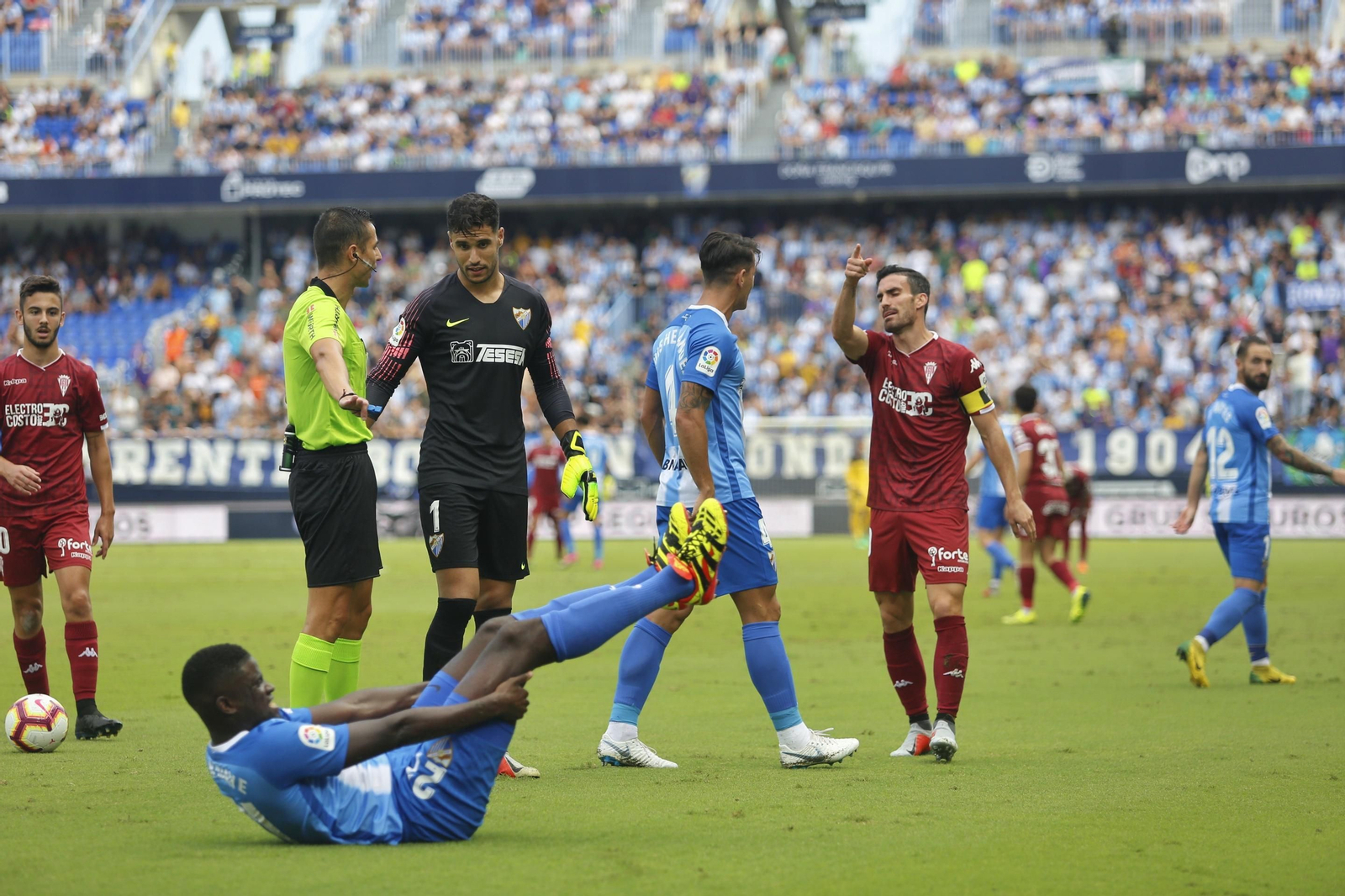 El Málaga CF-Córdoba CF, en imágenes