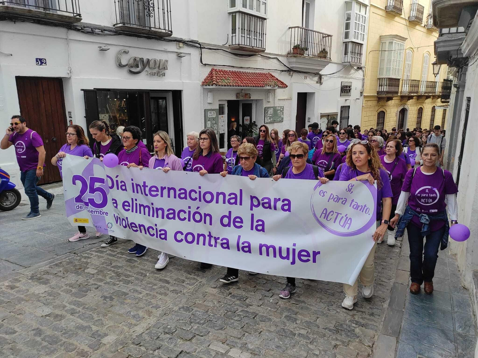 III Marcha contra la Violencia de Género en Tarifa.