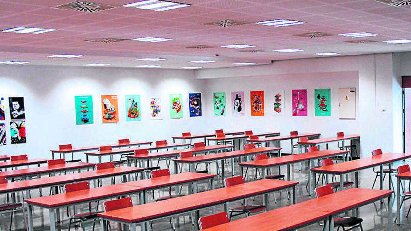 Interior de un aula.
