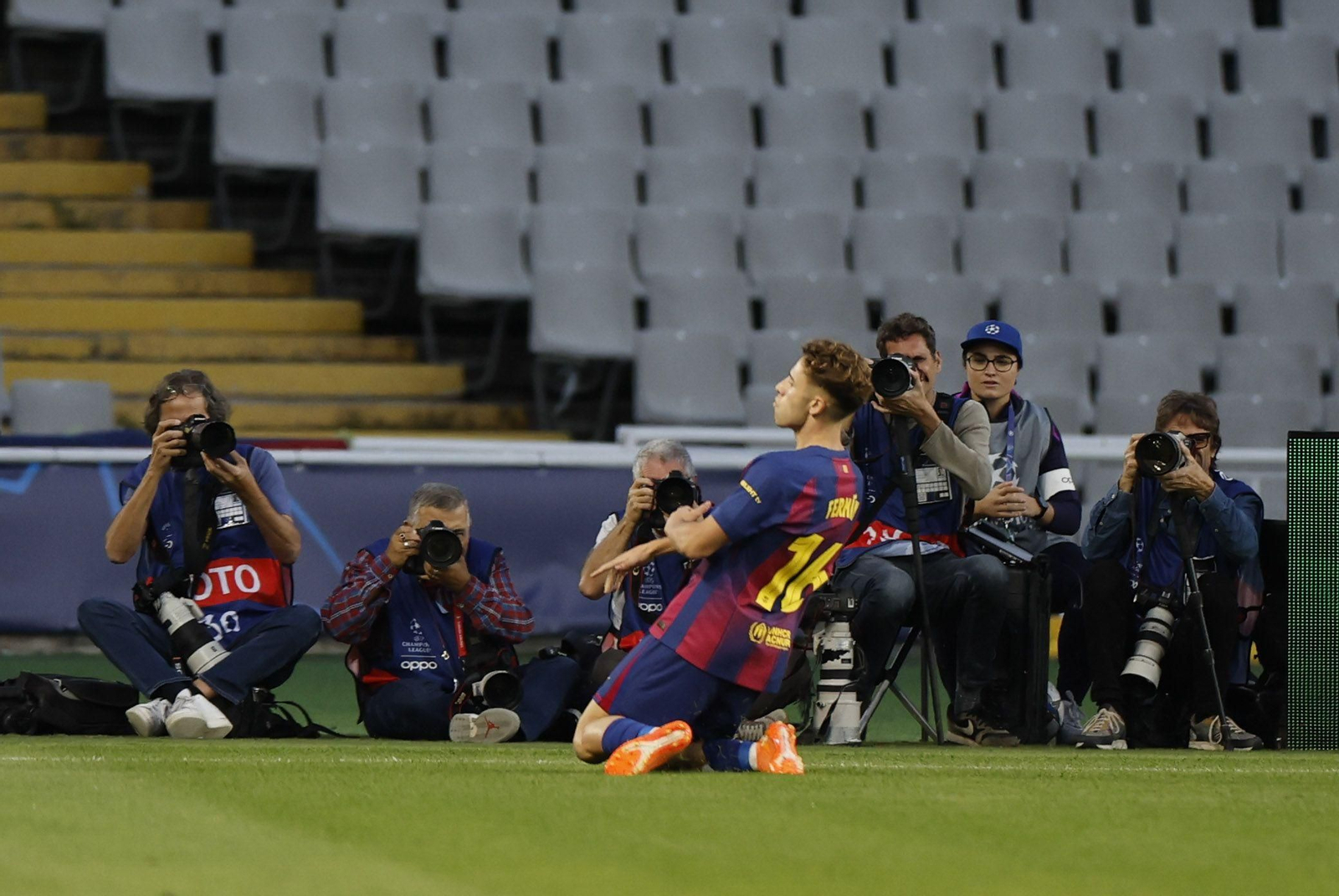 Las fotos del Barcelona-Olympiacos