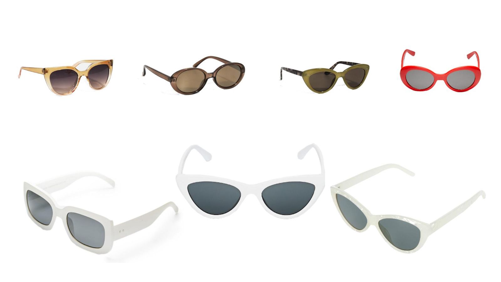 De arriba a abajo y de izquierda a derecha: Parfois, Parfois, Parfois, Stradivarius, Stradivarius, Stradivarius, Pull & Bear