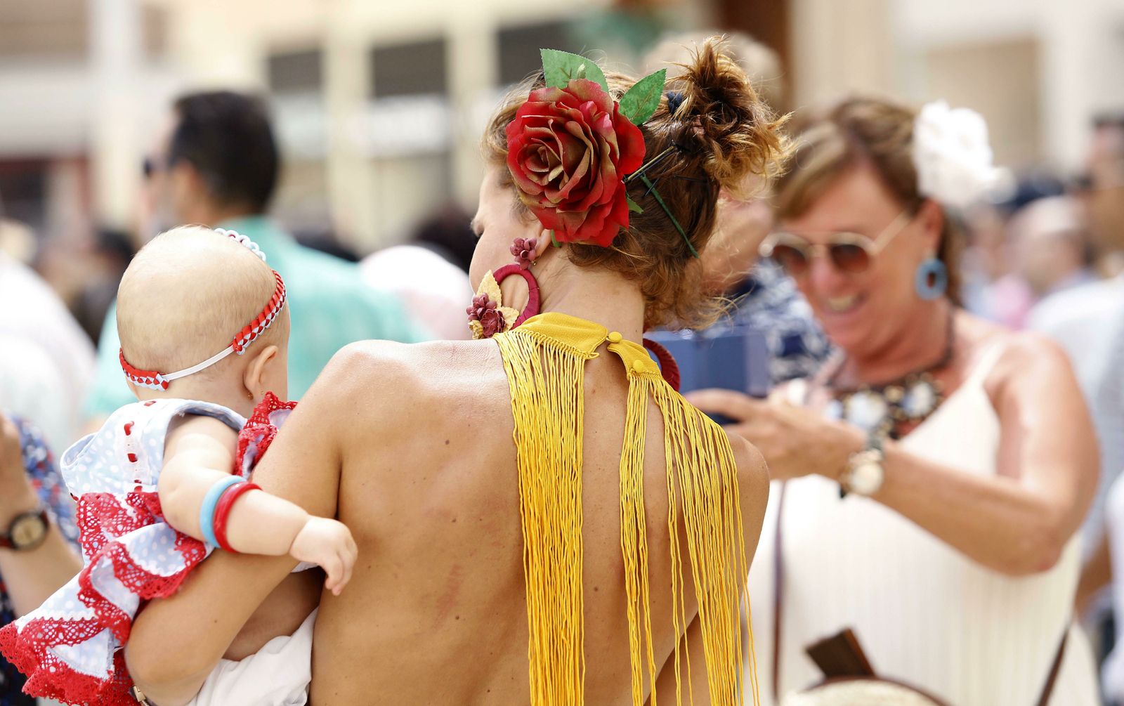 Fotos del último día de Feria de Málaga en el centro