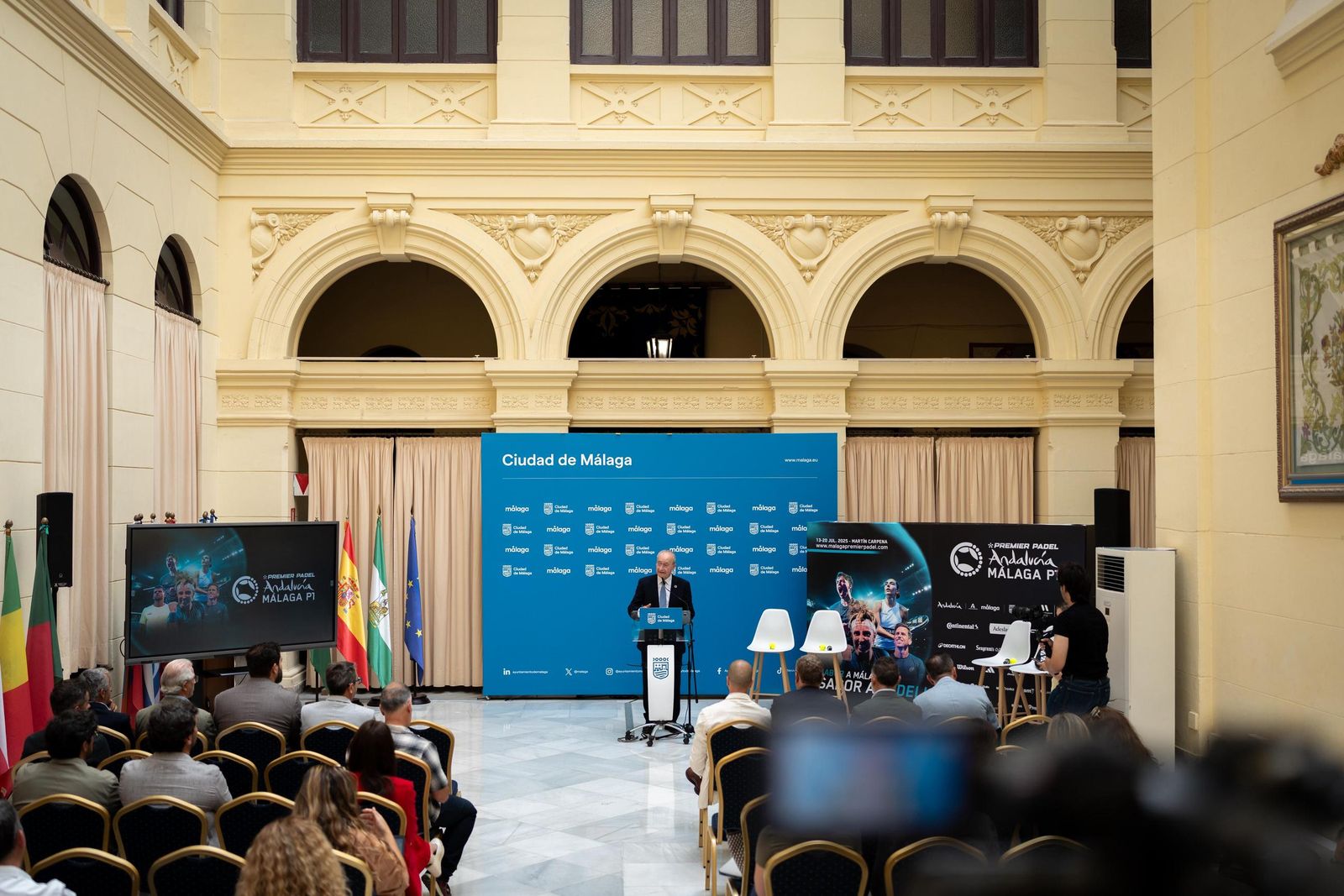 El Premier Padel de Málaga fue presentado: fotos del evento