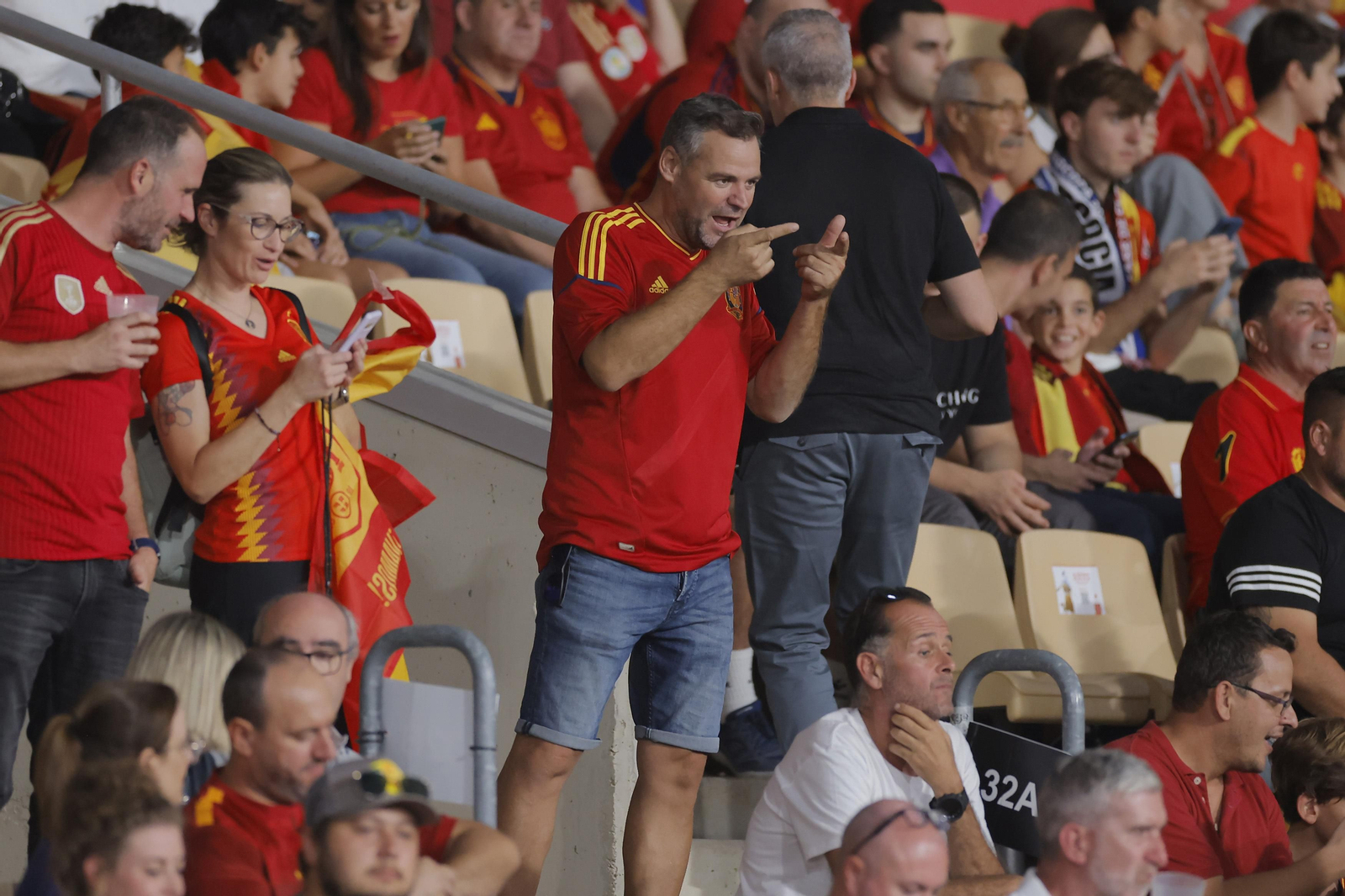 Búscate en las fotos del España-Escocia