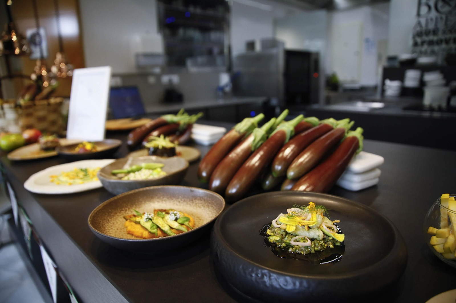 Las imágenes de una nueva variedad de berenjena en Almería