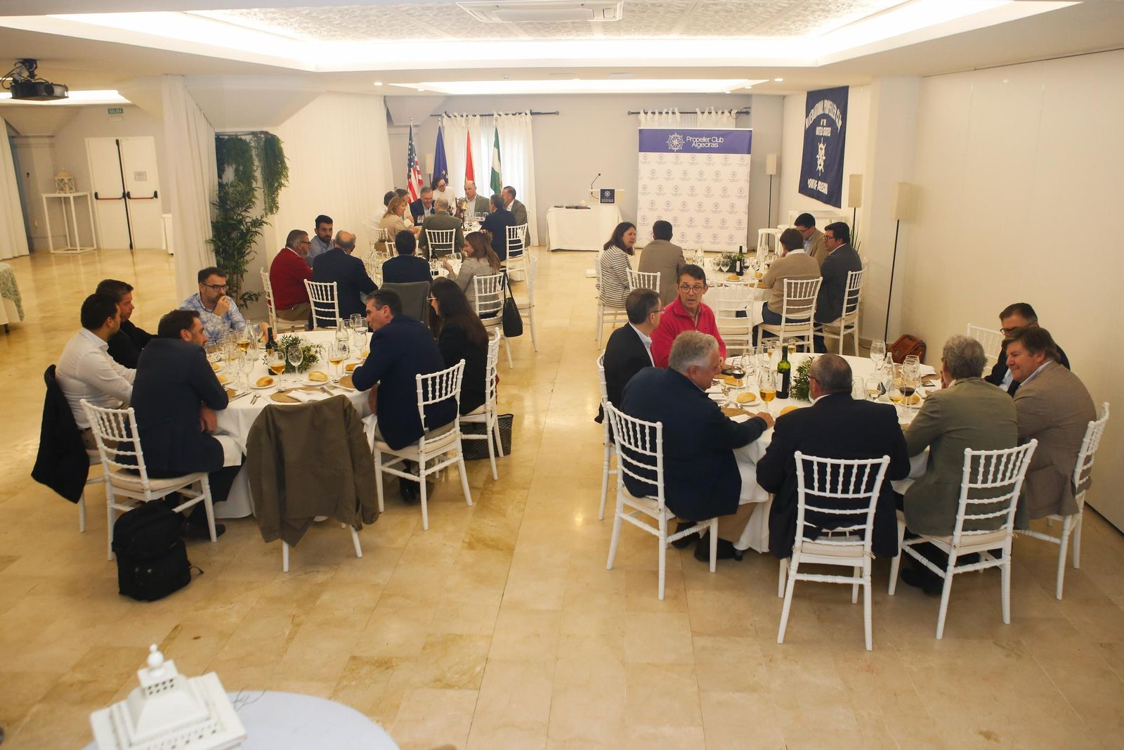 Las fotos de la mesa redonda del Propeller Club de Algeciras con José Antonio Fernández, Manuel Cózar y José Manuel Tejedor