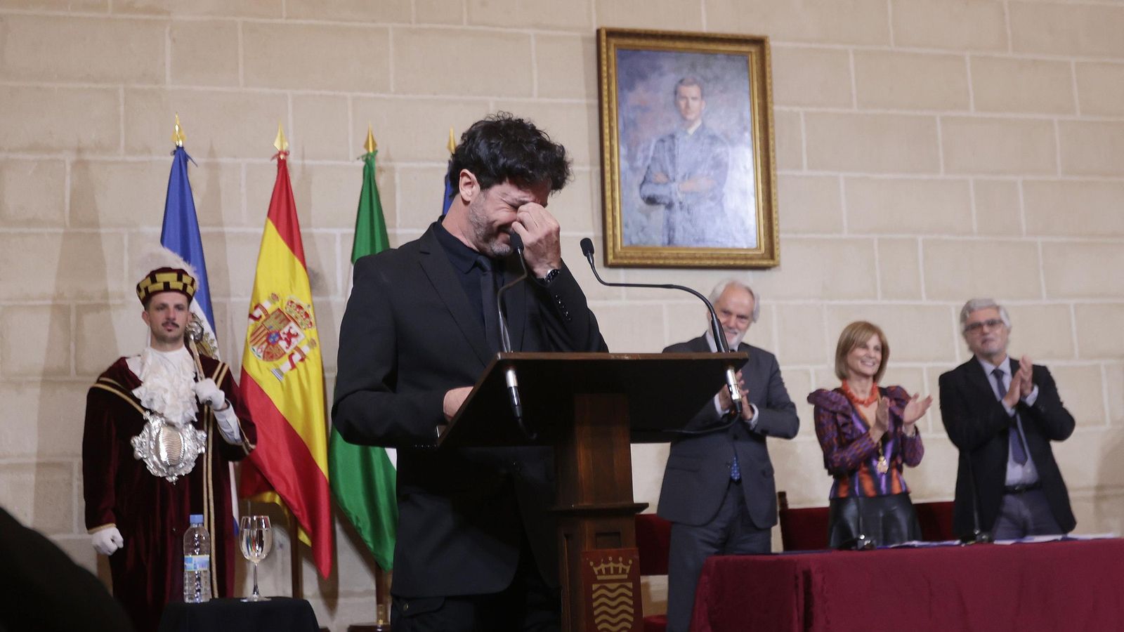 El fotógrafo, emocionado. 