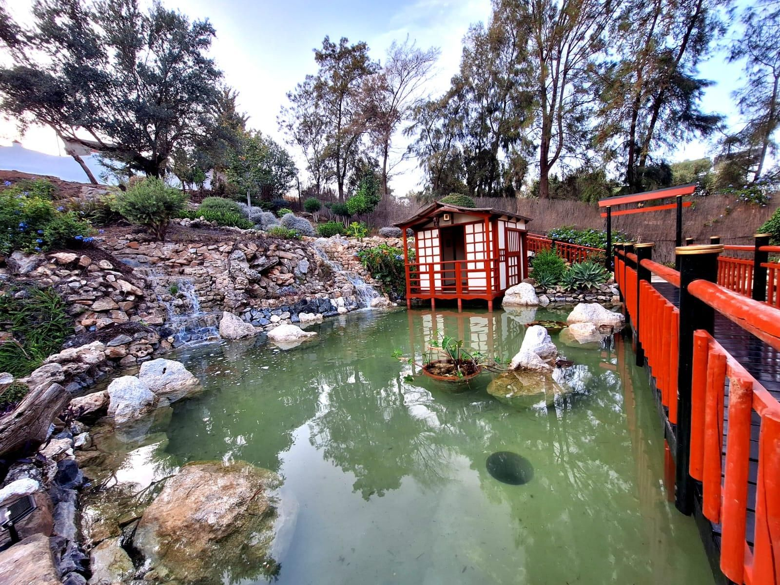 El jardín zen del Molino de Inca.