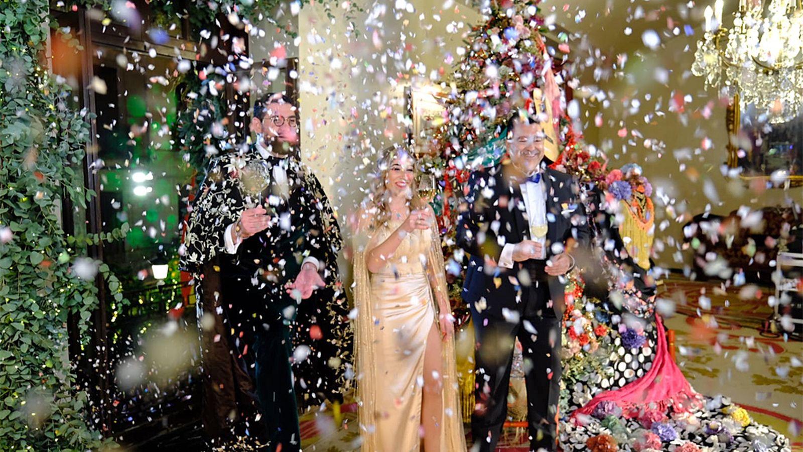 Momentos de las Campanadas de Canal Sur en Jerez para celebrar el Fin de Año