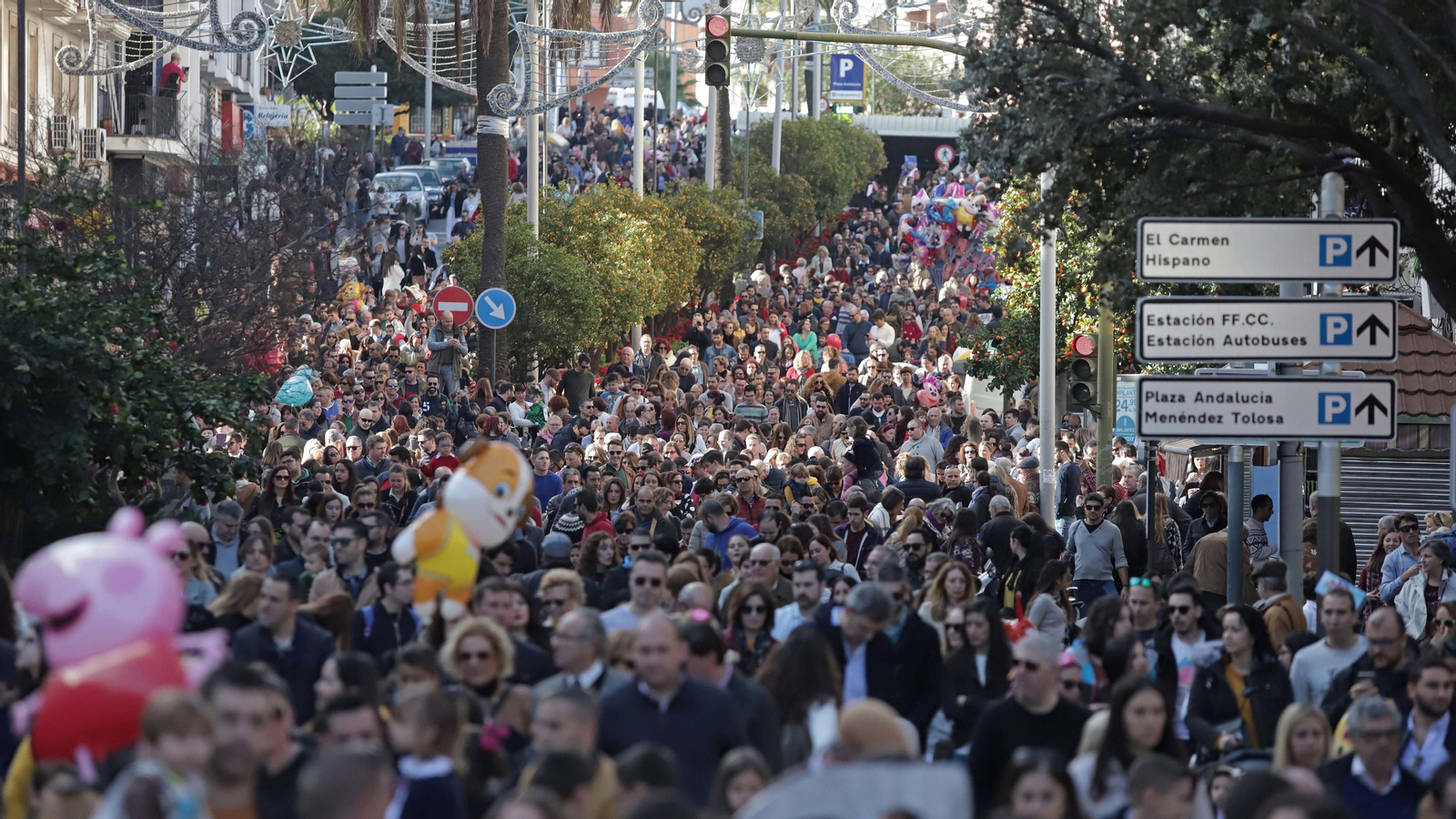 Imágenes del arrastre de latas en Algeciras