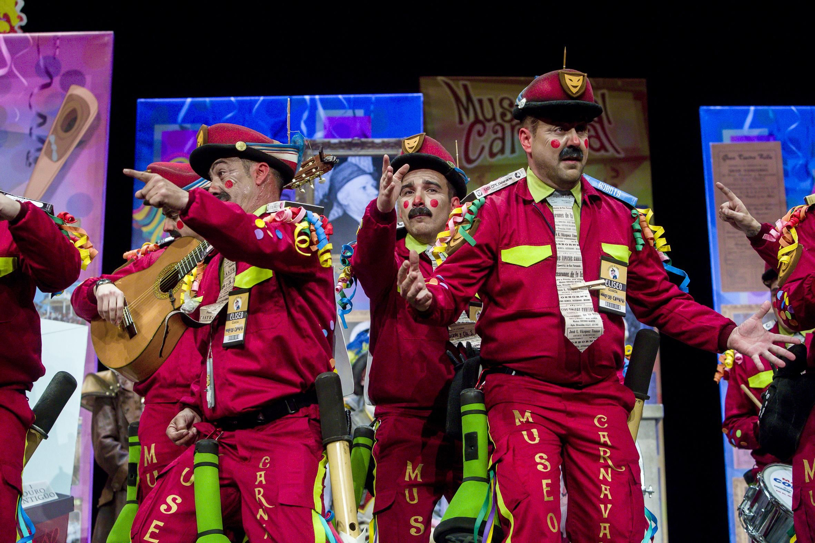 Chirigota Noche en el museo