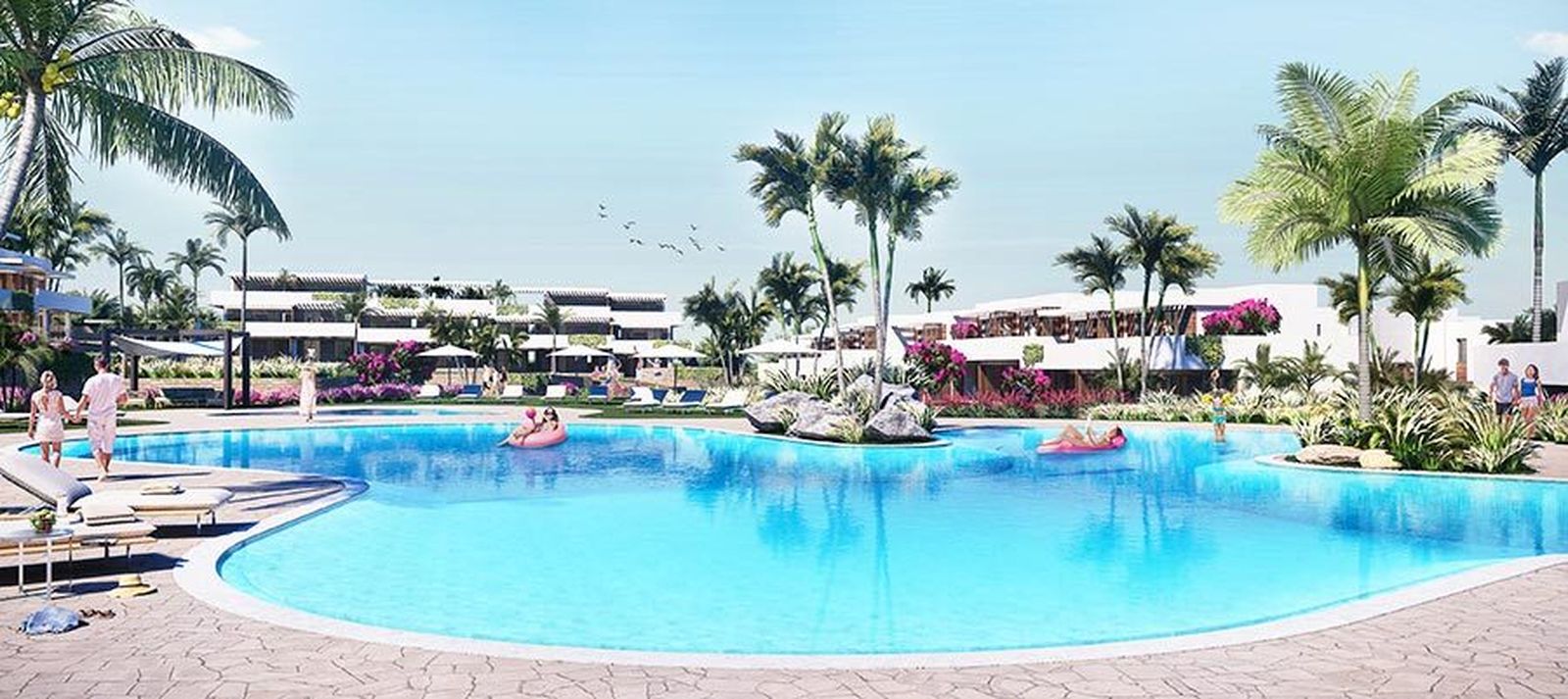 Diseño del futuro complejo turístico en Zahara de los Atunes.