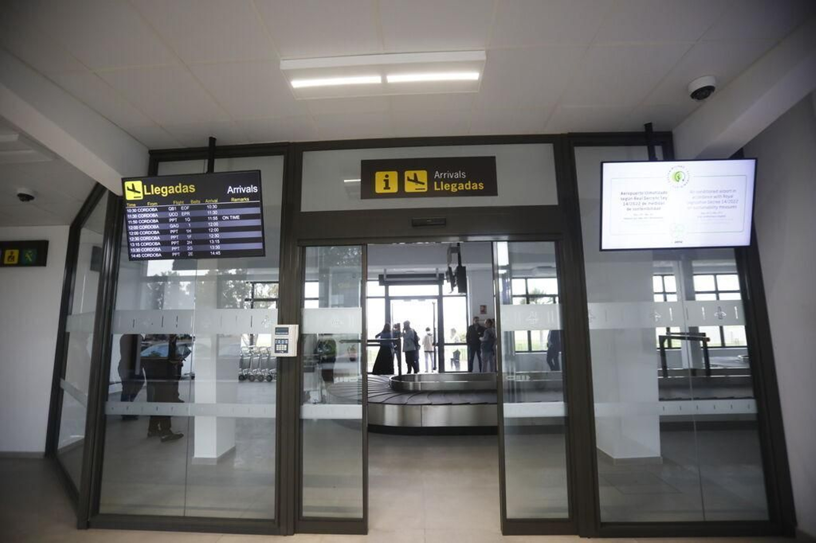 Nueva terminal del aeropuerto de Córdoba.