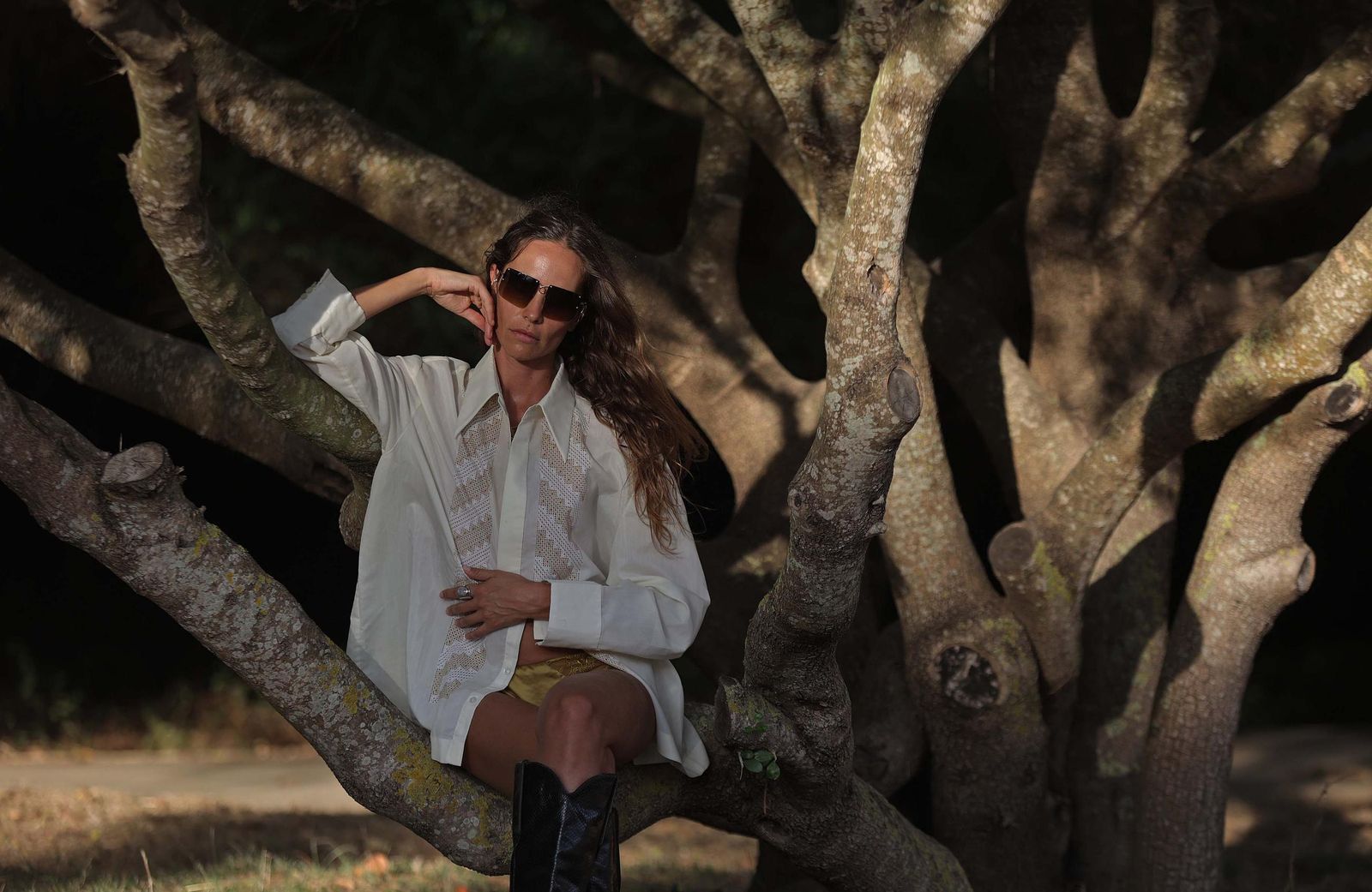 Fotos de Brisa Fenoy en la zona de Getares en Algeciras