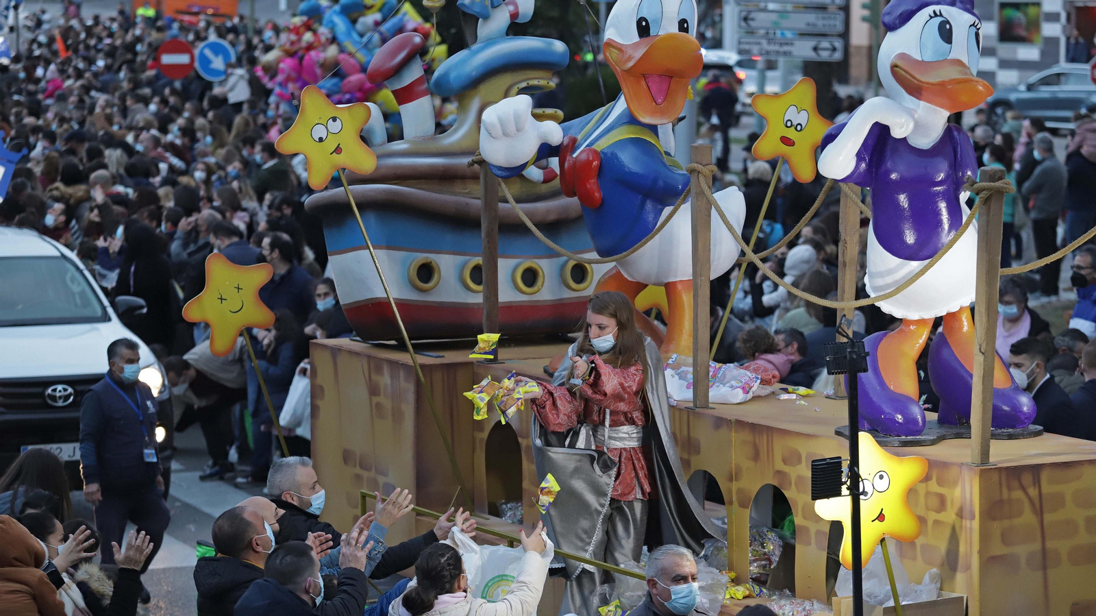 Fotos de la cabalgata de los Reyes Magos en Algeciras