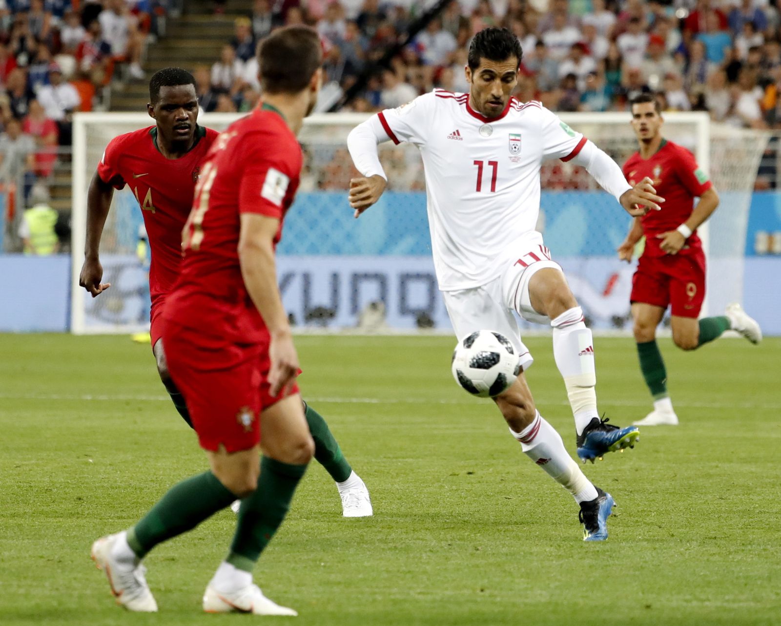 Las imágenes del Irán-Portugal