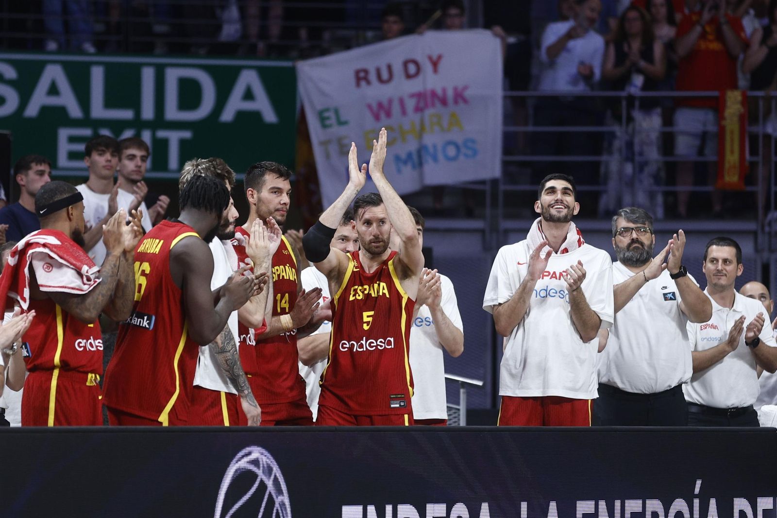 Alberto Díaz, en el homenaje a Rudy y en la lanzadera a París