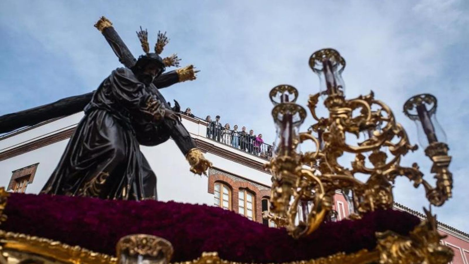 El Nazareno de la Salud tras salir de San Nicolás