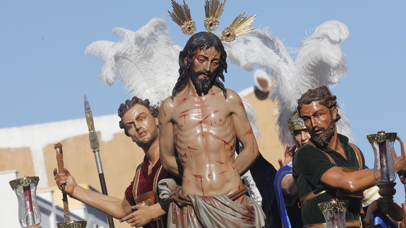 Fotos del Domingo de Ramos  en La Línea: Sagrada Flagelación y María Santísima de la Estrella