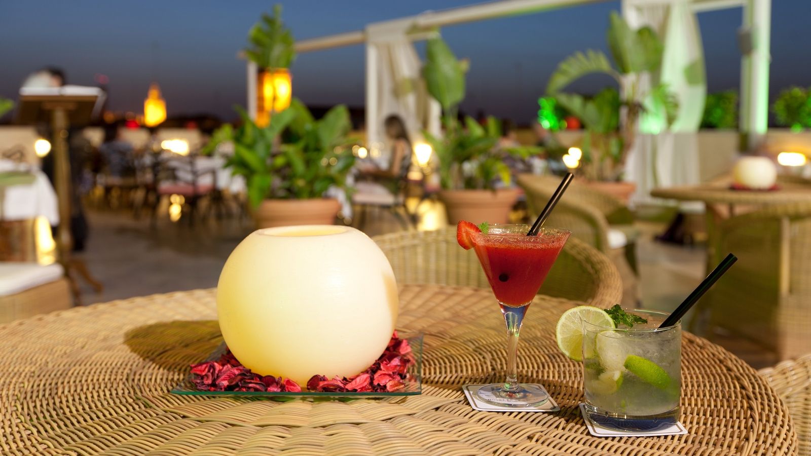 Terraza del hotel Sevilla Center