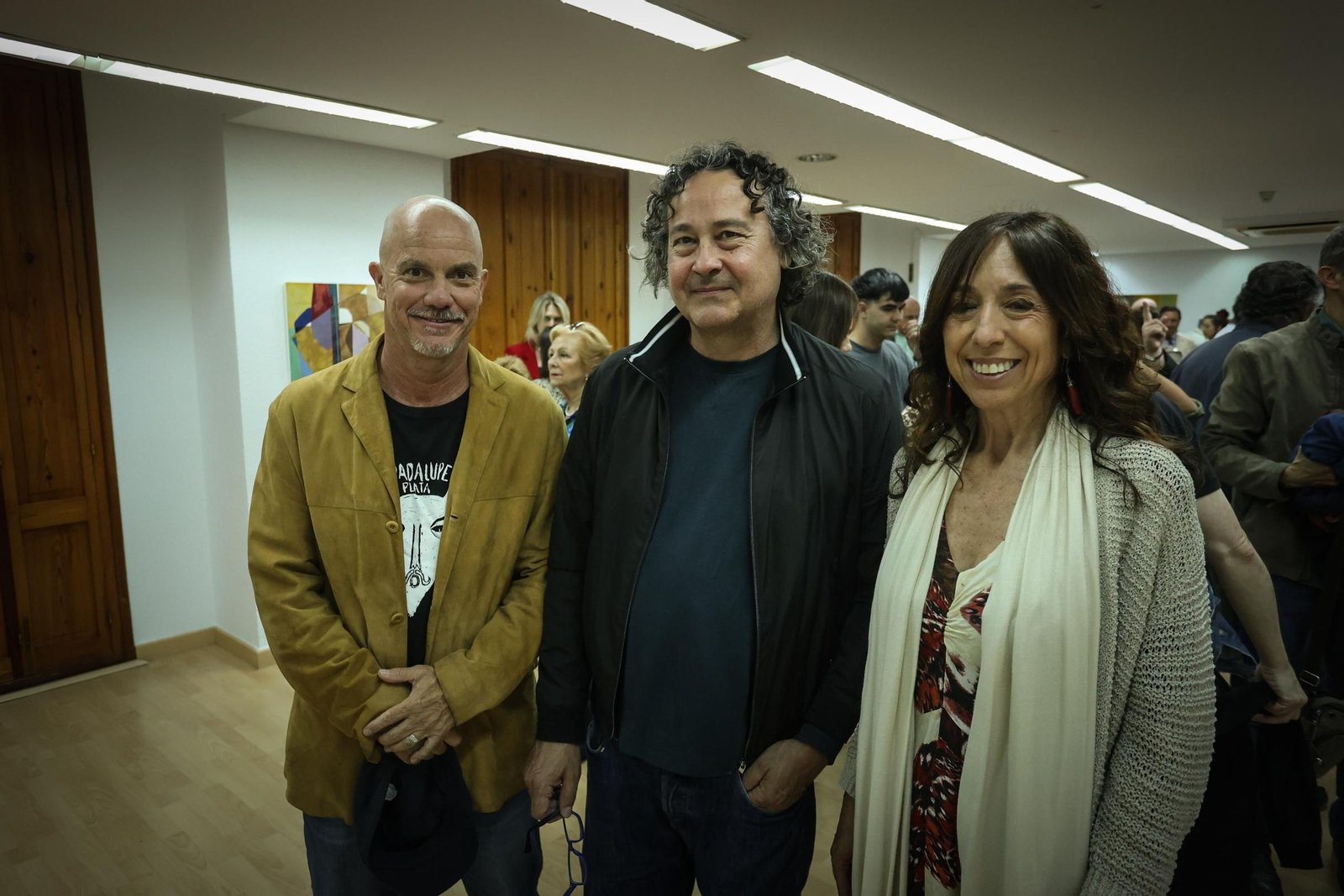 Imágenes de la inauguración de la exposición de Pepe Márquez en la sala ArteAdiario
