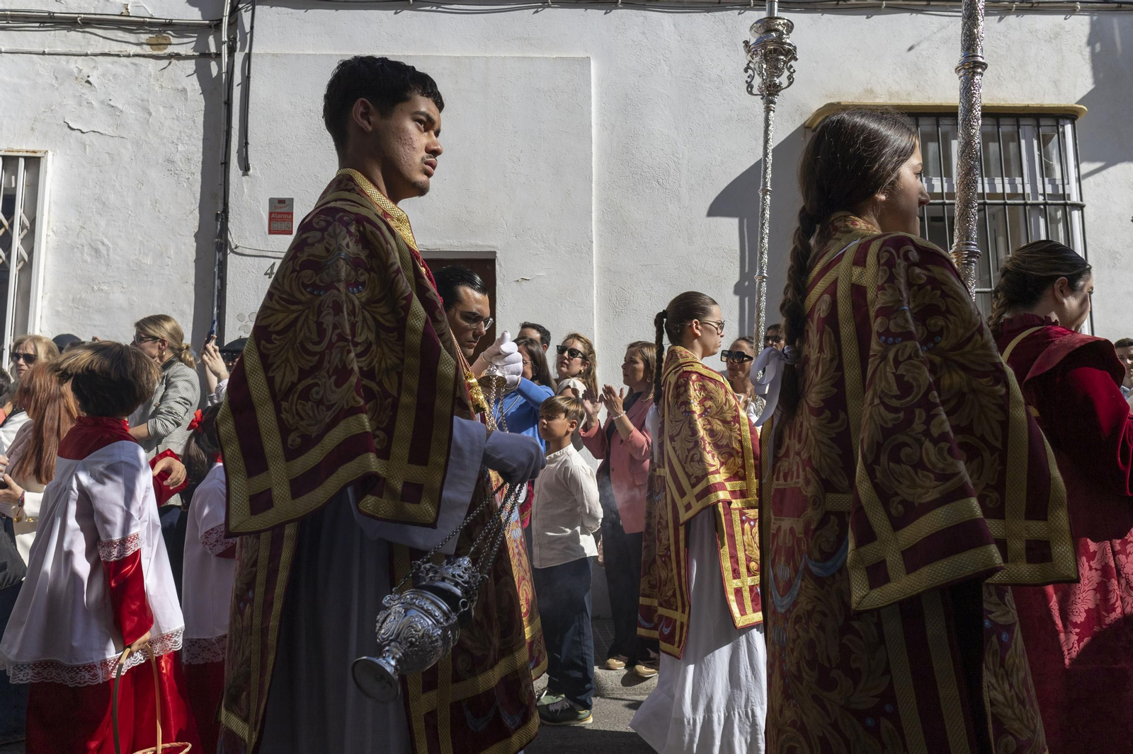 Imágenes de la salida de Flagelación en la Semana Santa de El Puerto 2025
