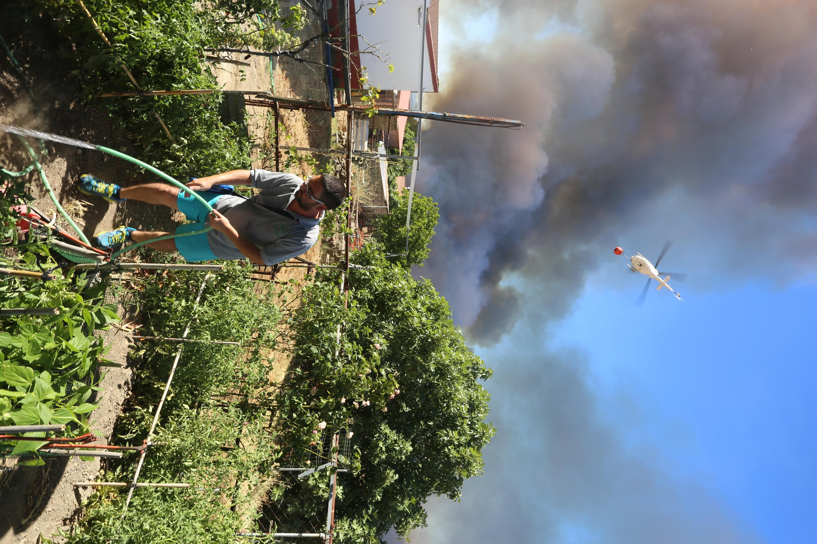 El incendio de Riotinto en imágenes