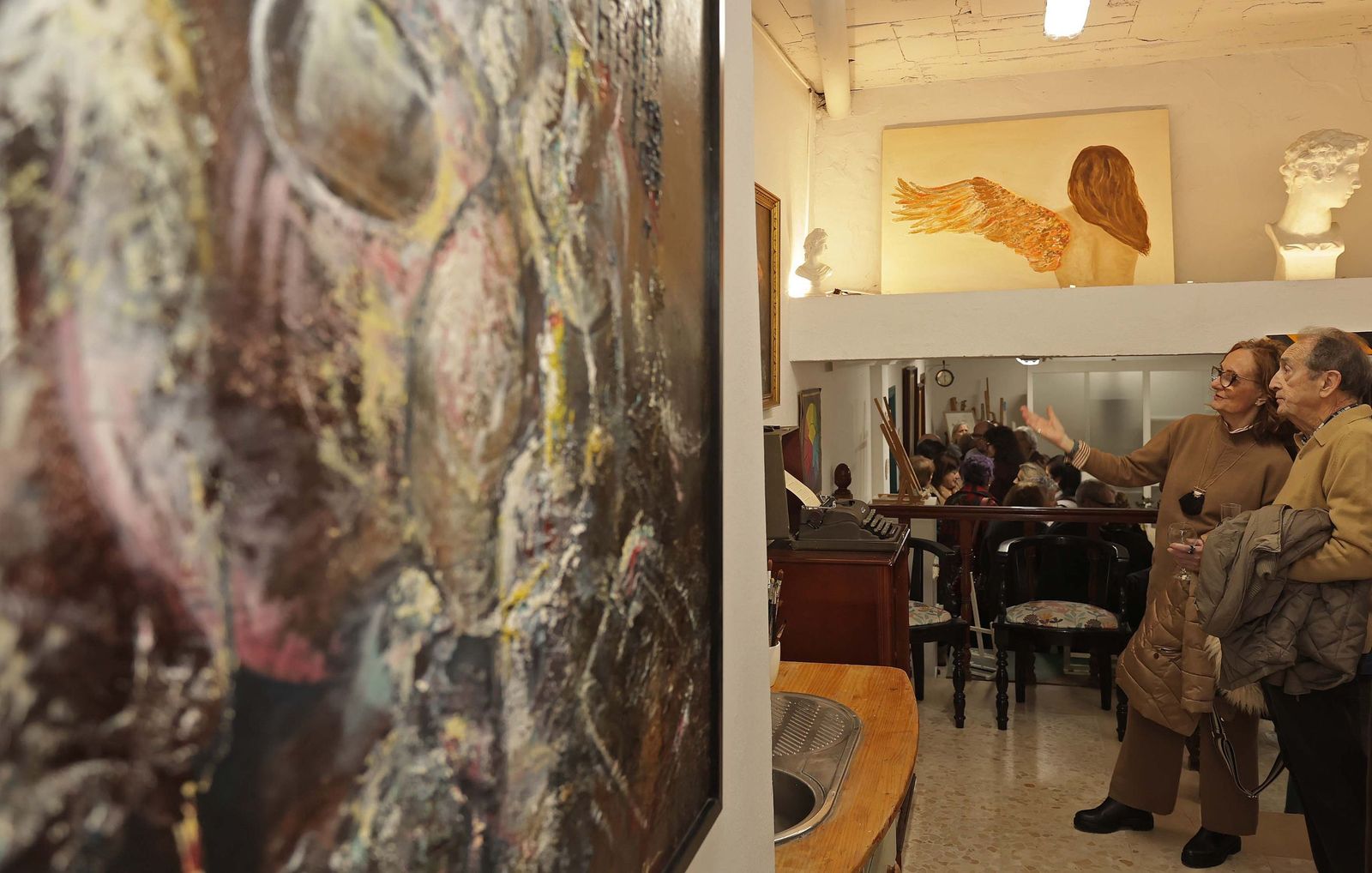 Fotos de la exposición de Juan Zahara en la asociación cultural Alarte de Algeciras