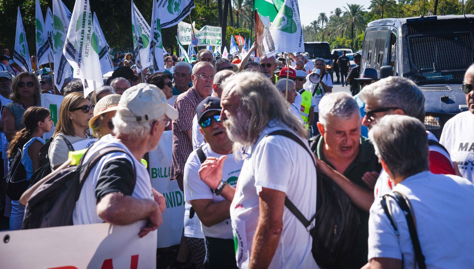 Protesta por la sanidad pública en Andalucía