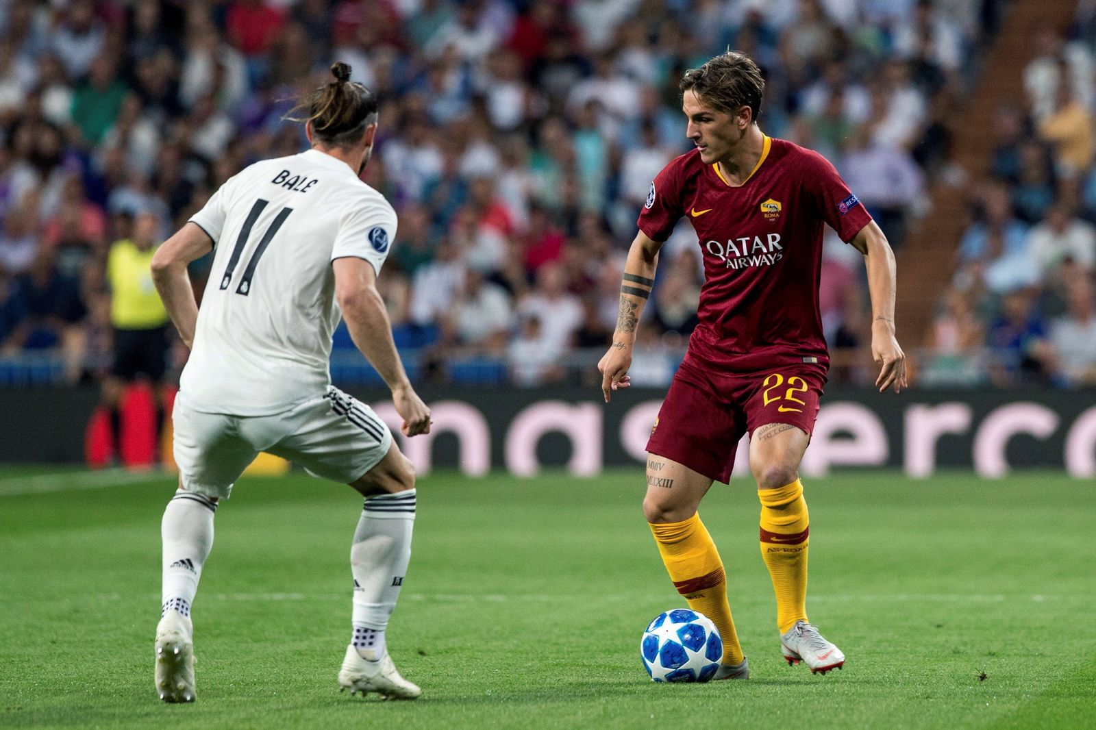 El Real Madrid-Roma, en imágenes