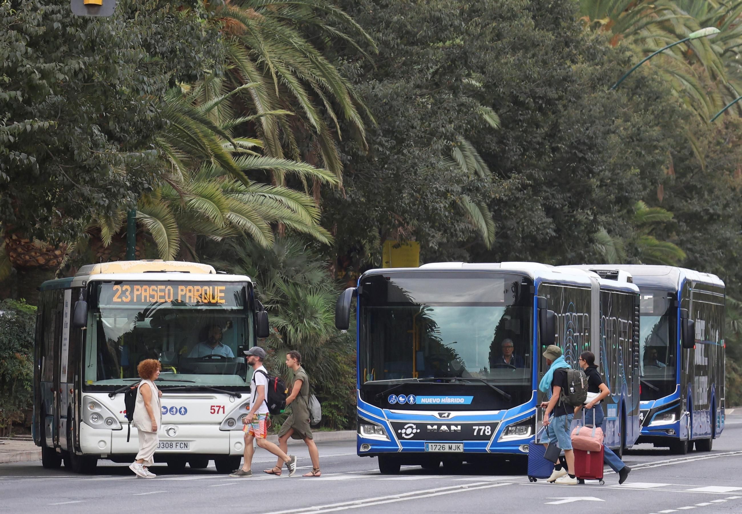 Servicios mínimos y horarios de la huelga de transporte público en Málaga