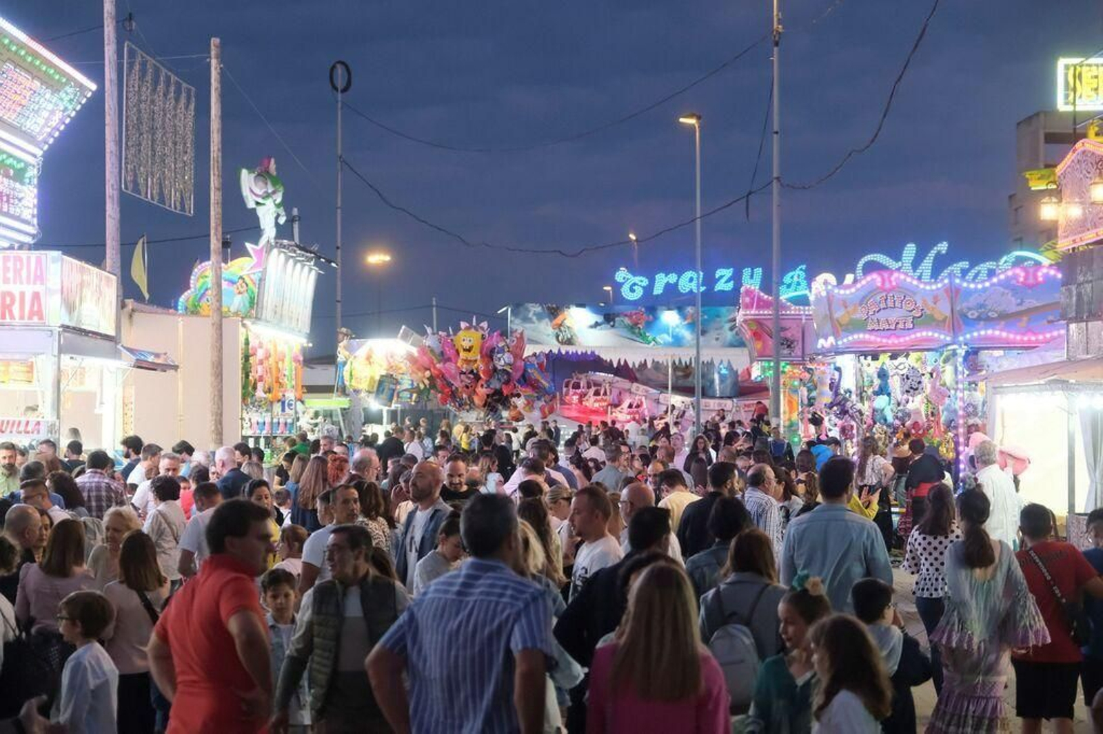 Calle del Infierno de la Feria de Córdoba. Calle del Infierno de la Feria de Córdoba.
