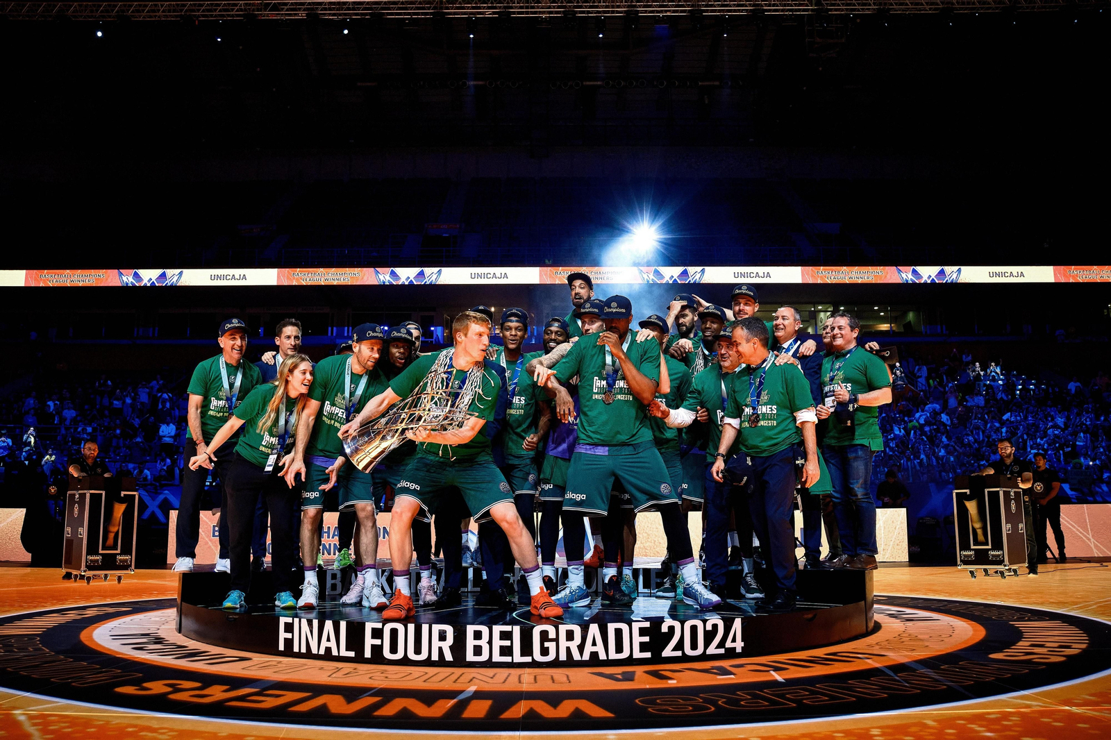La fiesta en el Belgrado Arena, desde dentro