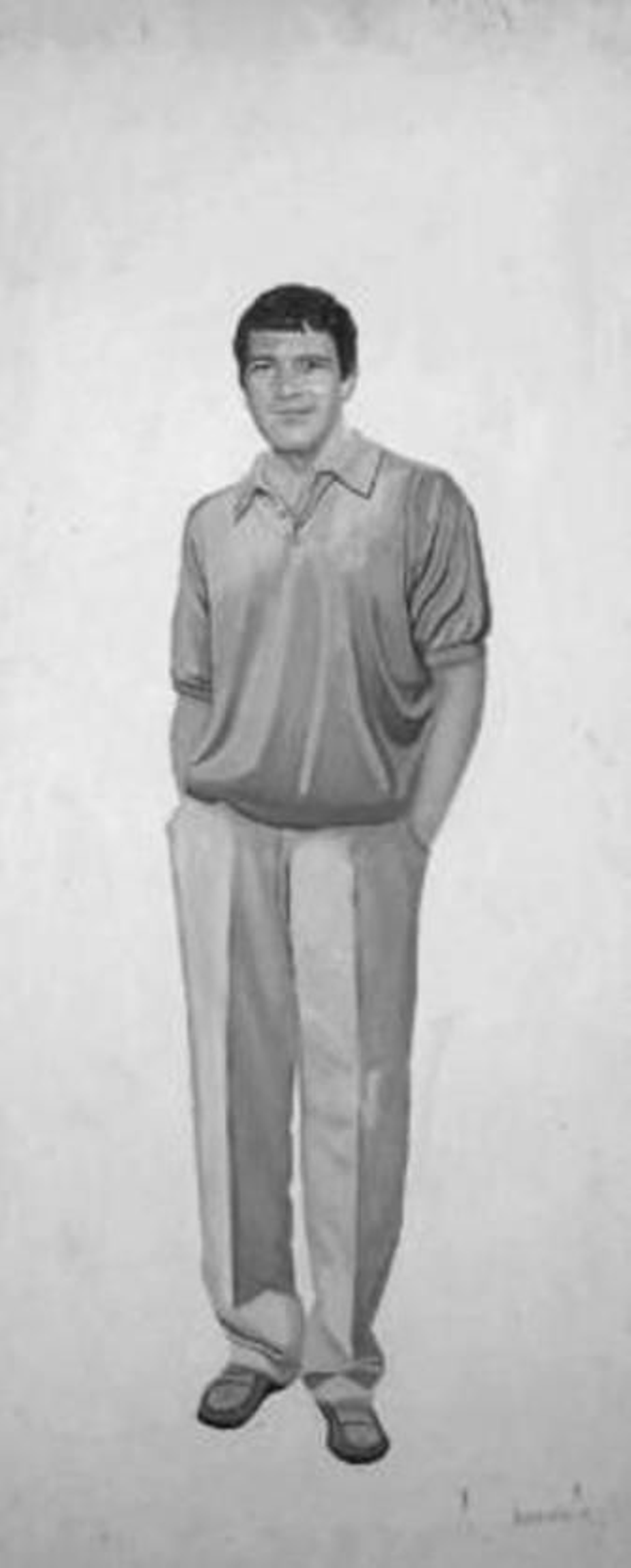 Retrato de Antonio Banderas.