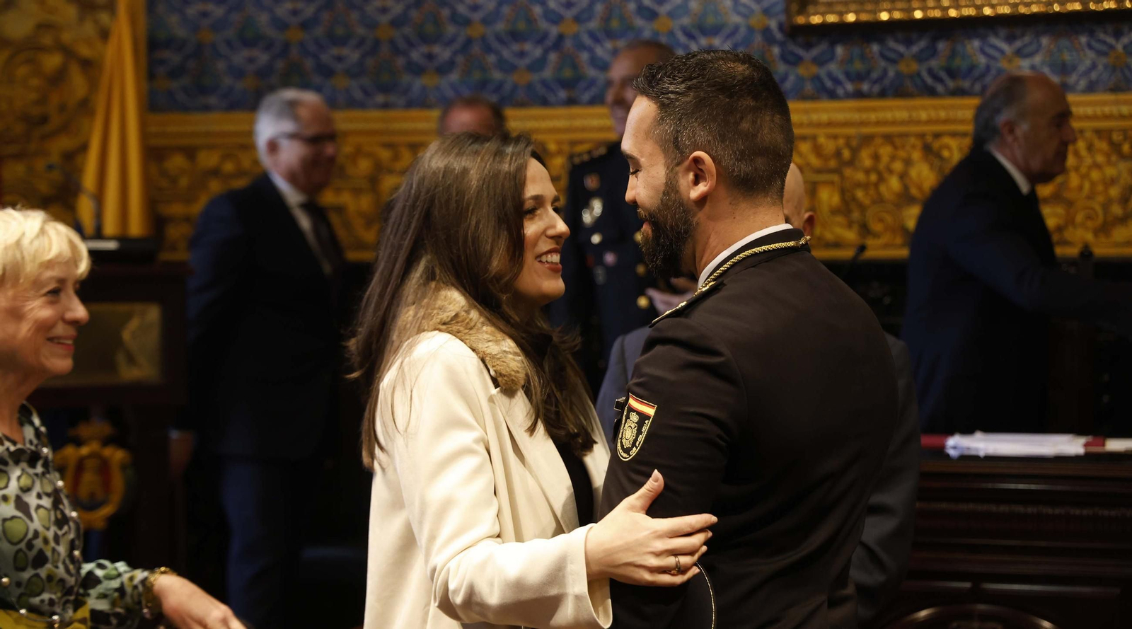Las fotos del homenaje en Algeciras al inspector jefe de la Policía Nacional Francisco González Suárez