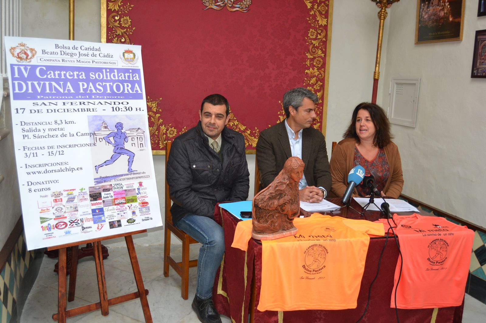 Presentación de la Carrera Solidaria de la Pastora.