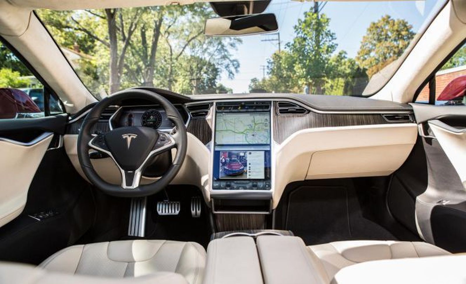 Interior de un Tesla