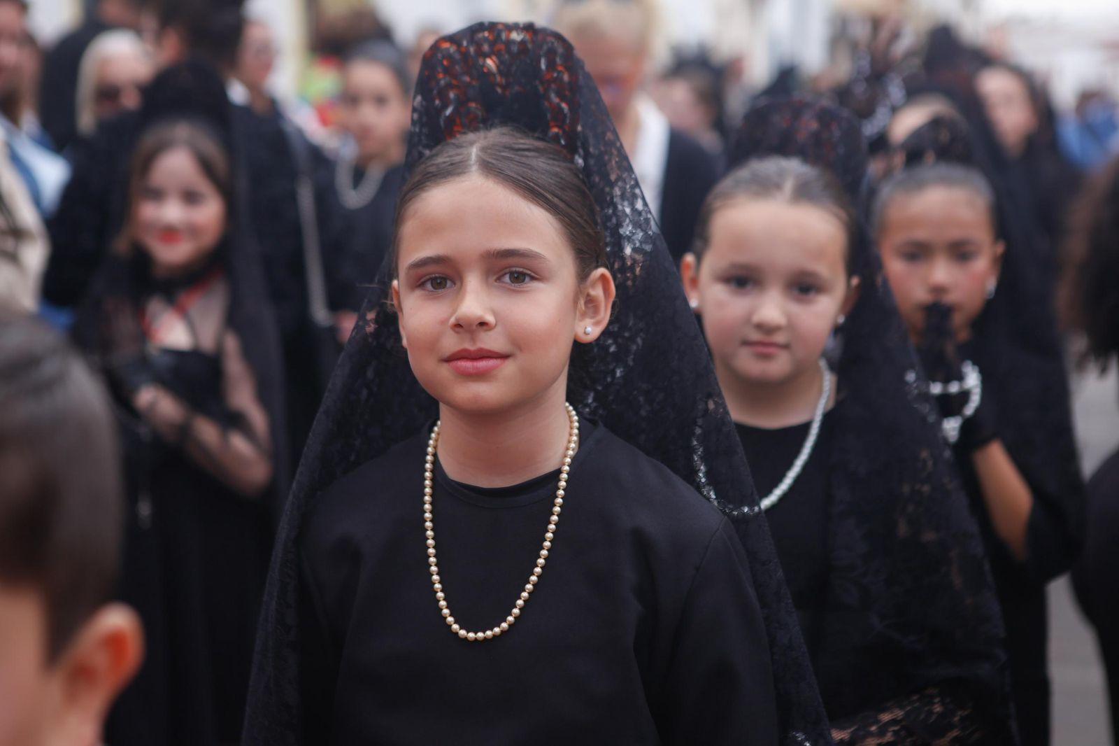Fotos de la procesión infantil del colegio Nuestra Señora de los Milagros de Algeciras