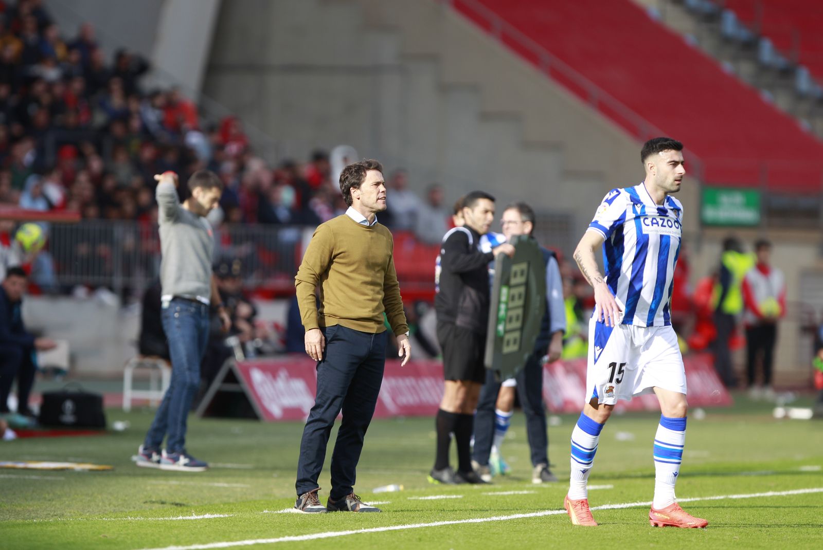 Imágenes del partido U.D. Almería-Real Sociedad
