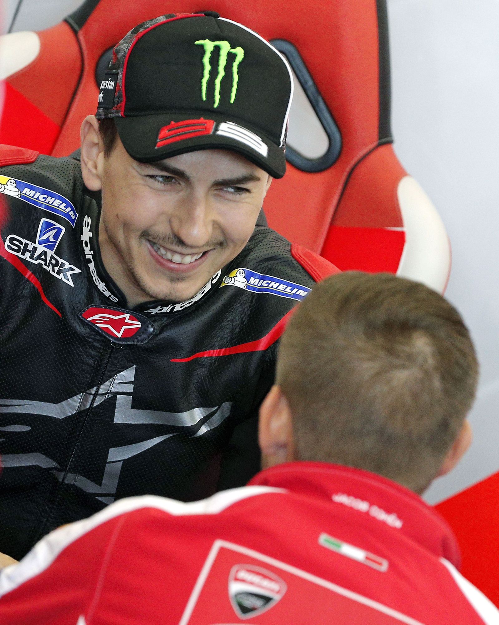 Las imágenes de Lorenzo con su nueva Ducati