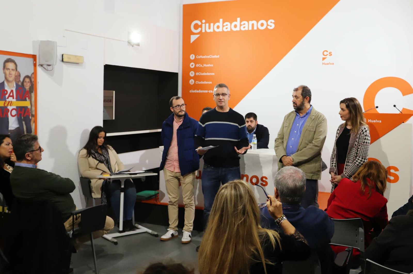 Presentación de la candidatura de Carreras previa a las votaciones.