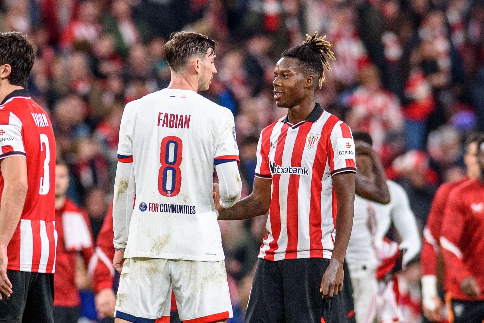 El Athletic Club-PSG, en imágenes