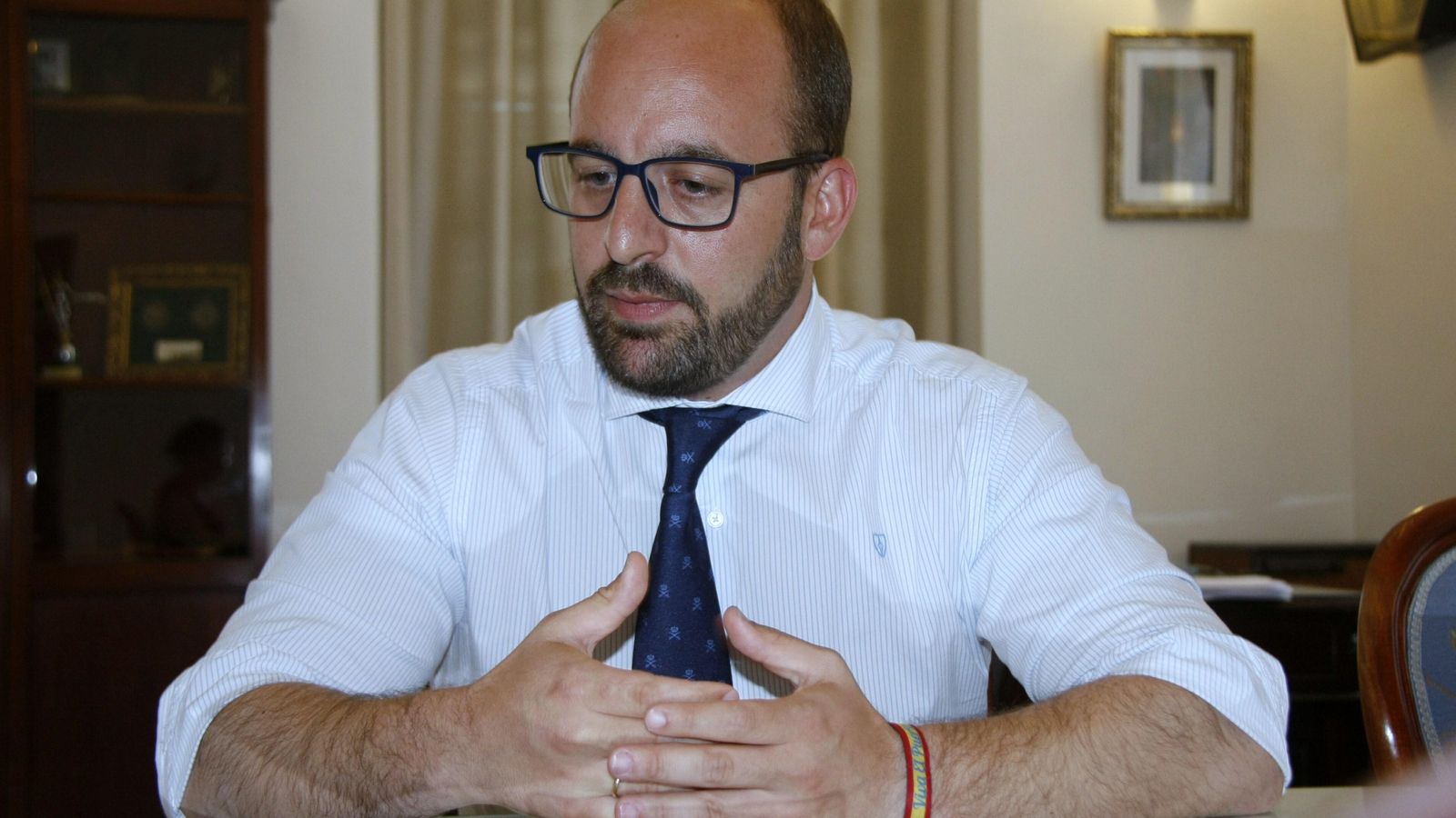 Germán Beardo, durante la entrevista concedida a Diario de Cádiz.