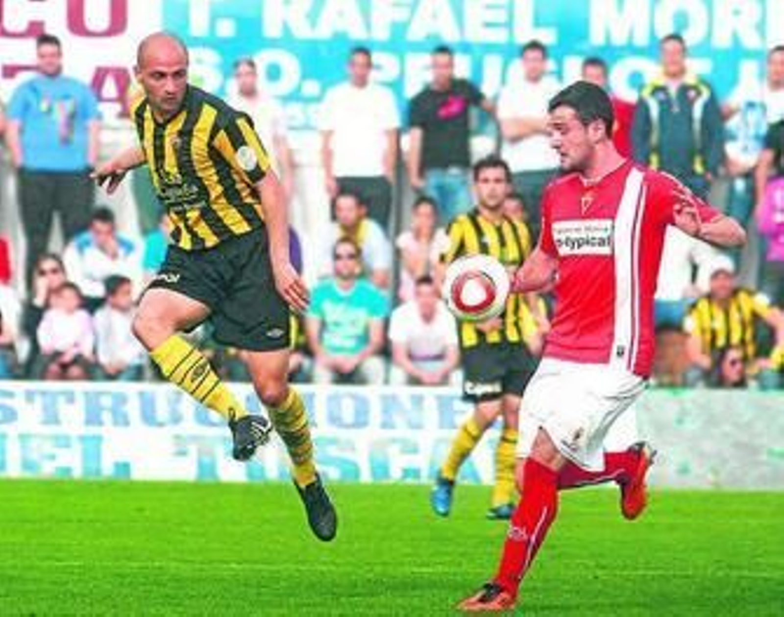 Las consecuencias tras el partido del Murcia han sido mínimas.