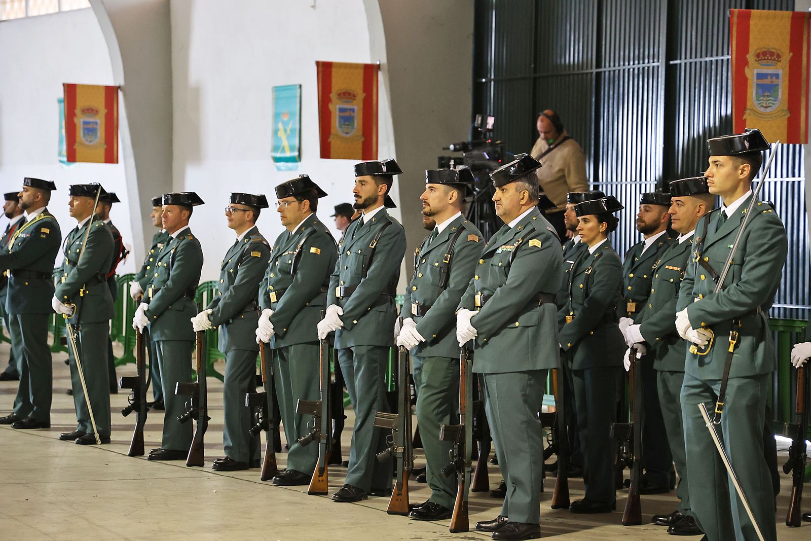 Imágenes de la jura del cargo de Julio Serrano Checa como Jefe de la Comandancia de la Guardia Civil de Huelva