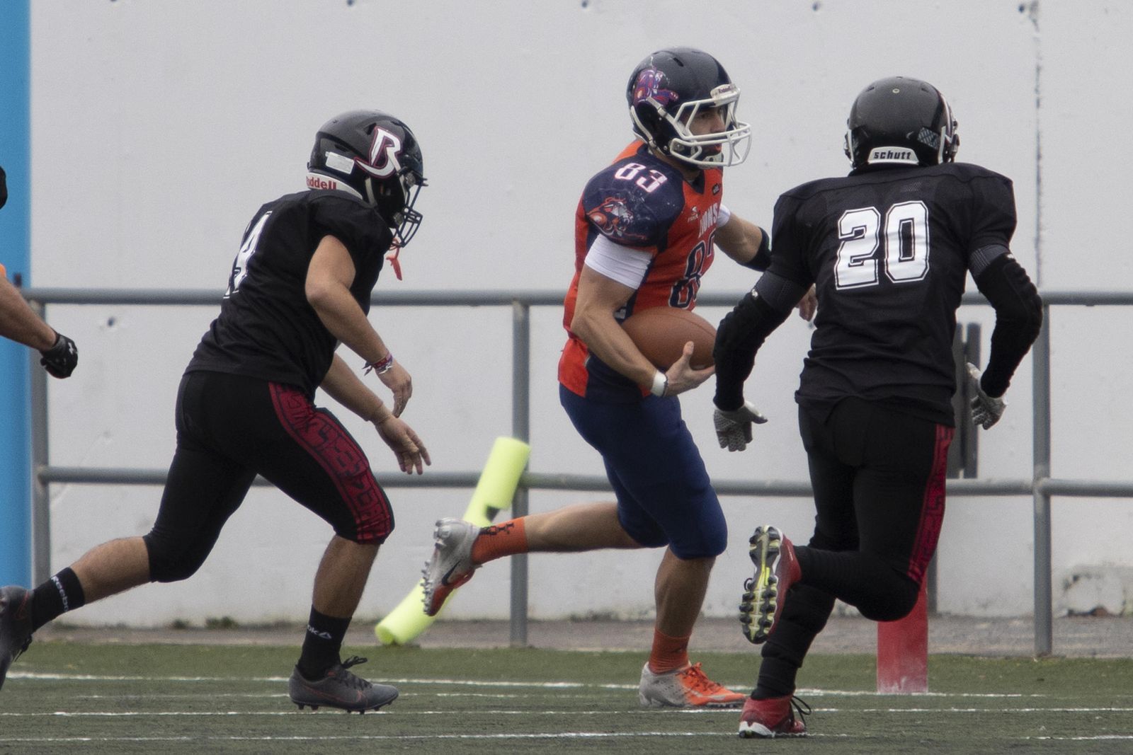 Un partido de fútbol americano de los Granada Lions de la pasada campaña