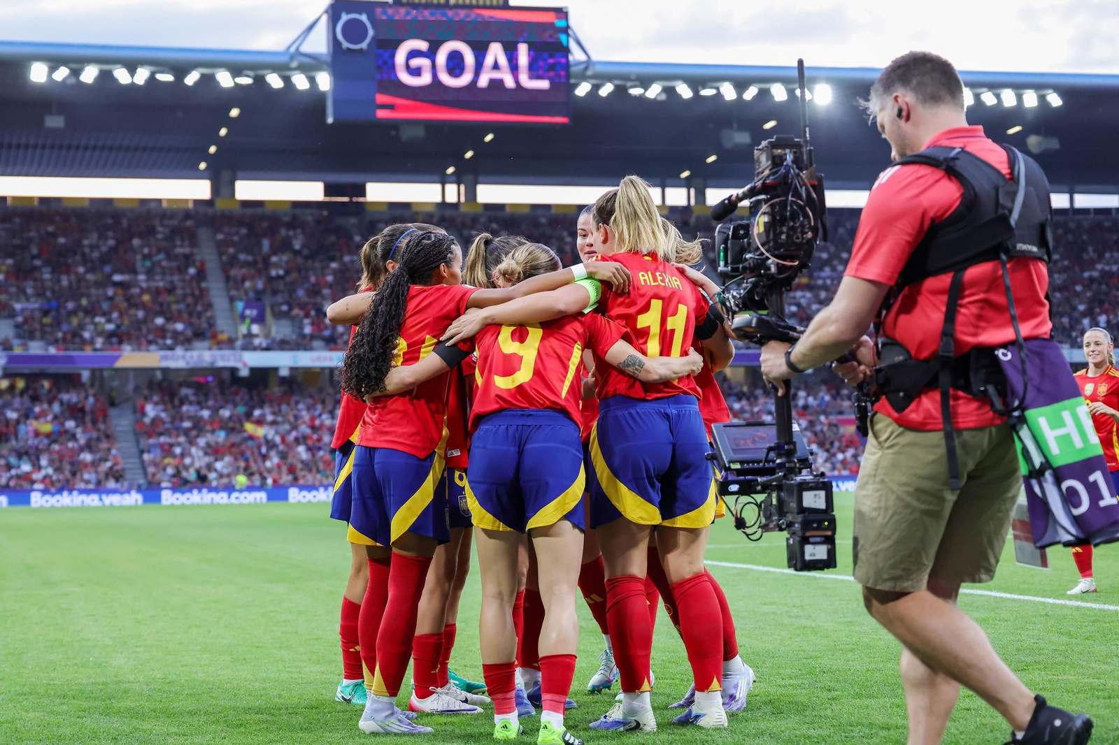 Las fotos del España-Portugal en la Eurocopa femenina