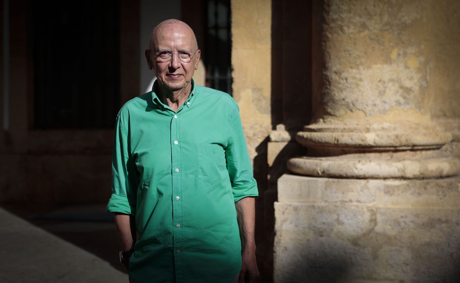 Juan Luis Suárez de Vivero, durante la entrevista.